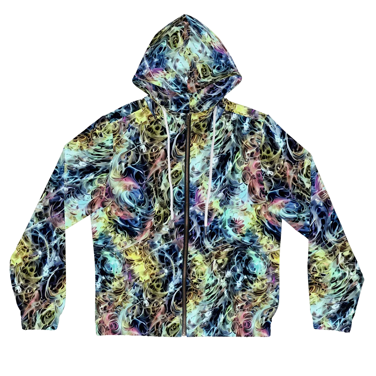 Chromatic Tempest on Women's Full-Zip Hoodie — Front