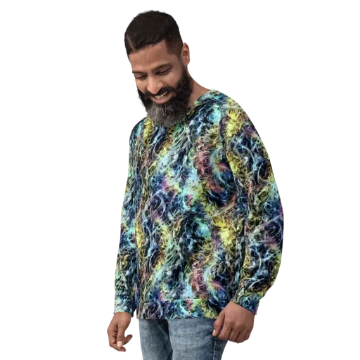 Chromatic Tempest on a Sweatshirt