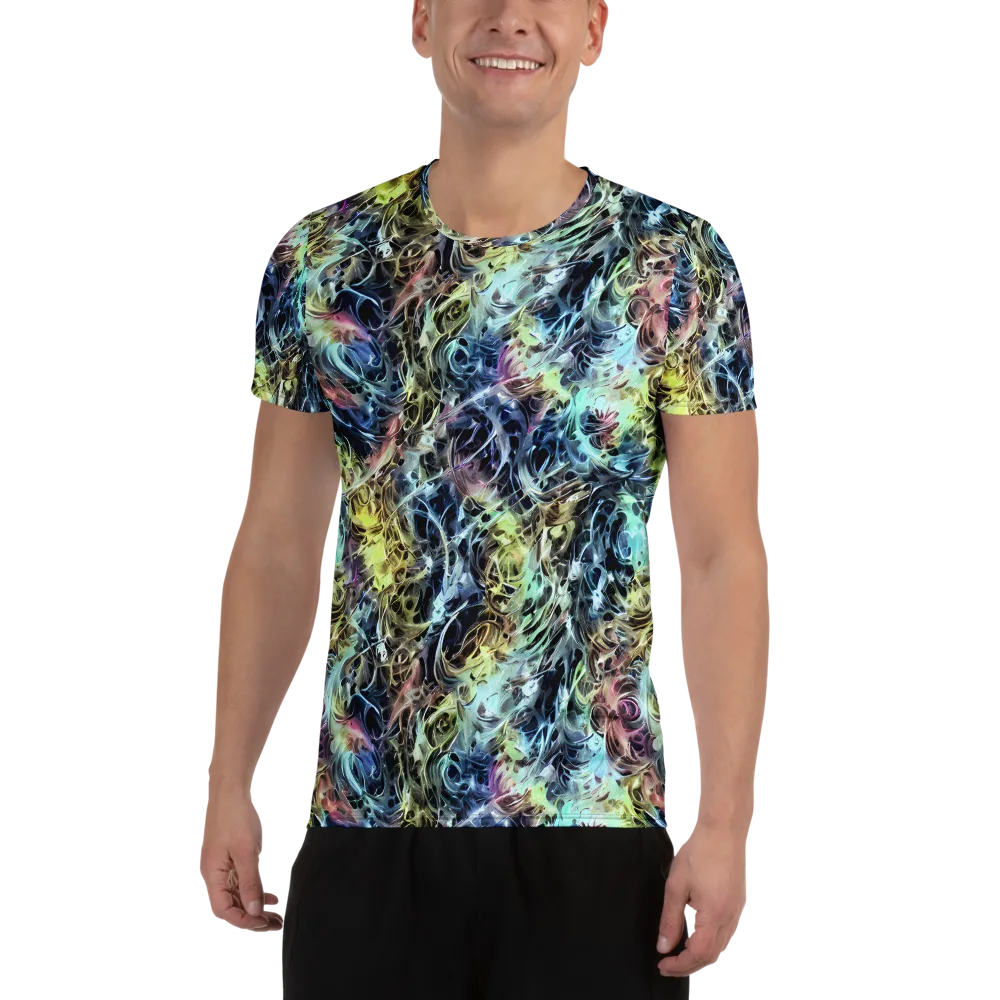 Chromatic Tempest on Men's Athletic T-Shirt — Front