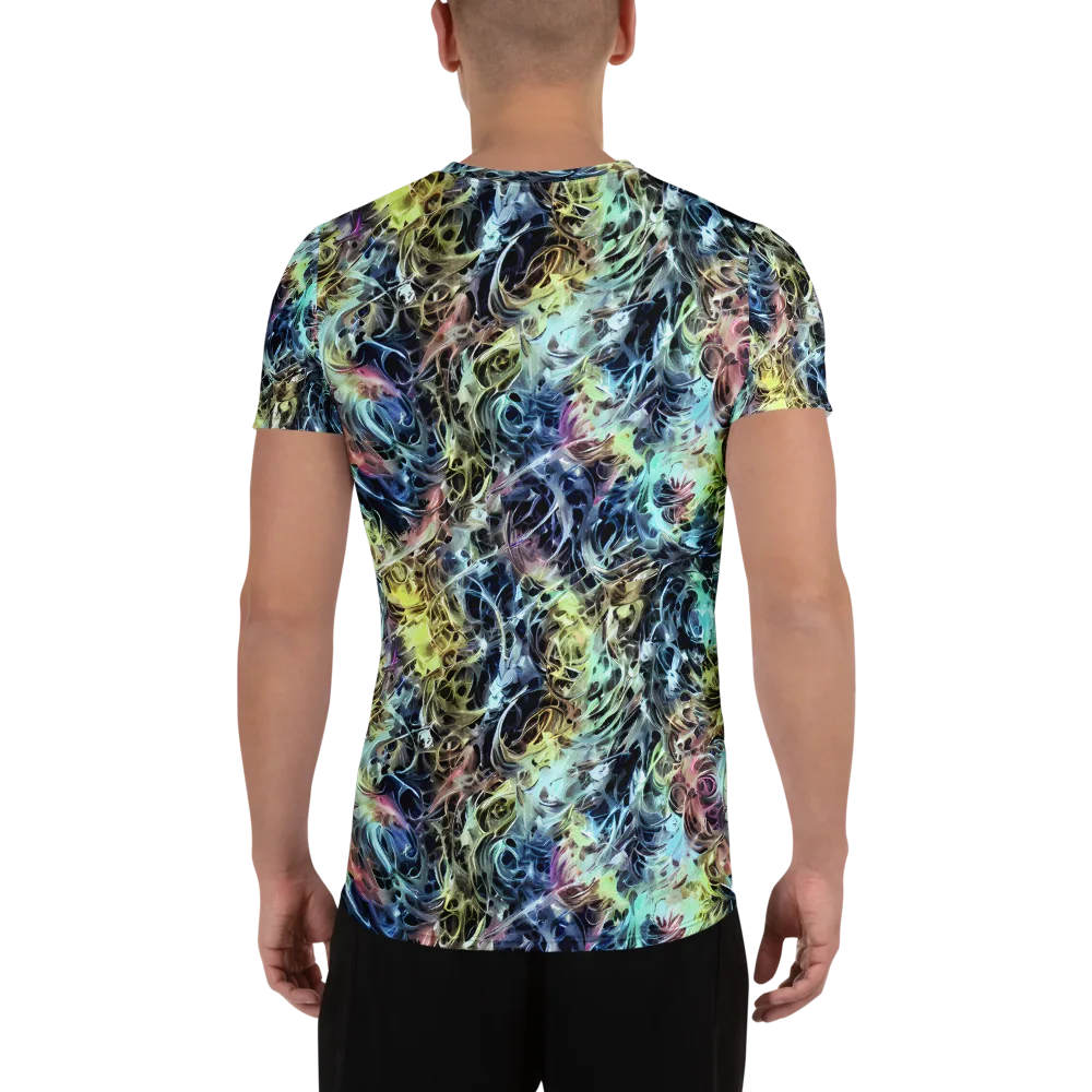 Chromatic Tempest on Men's Athletic T-Shirt — Back