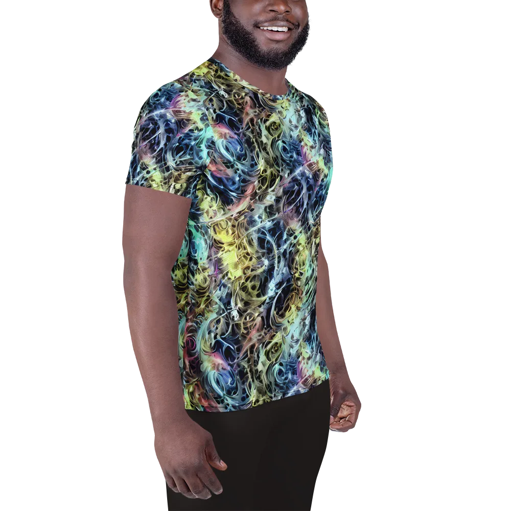 Chromatic Tempest on Men's Athletic T-Shirt — Right