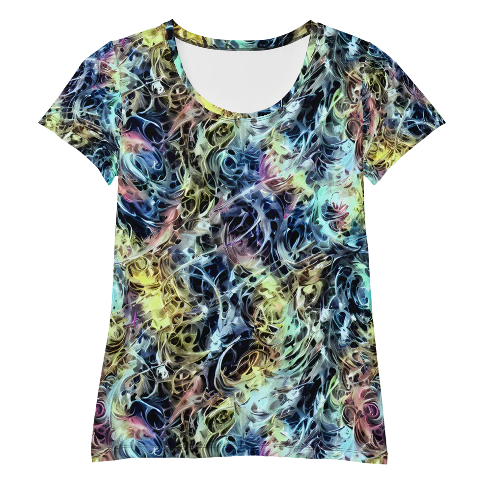 Chromatic Tempest on Women's Athletic T-Shirt — Front