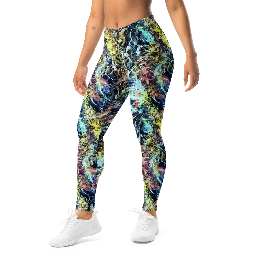 Chromatic Tempest on Leggings — Left Front