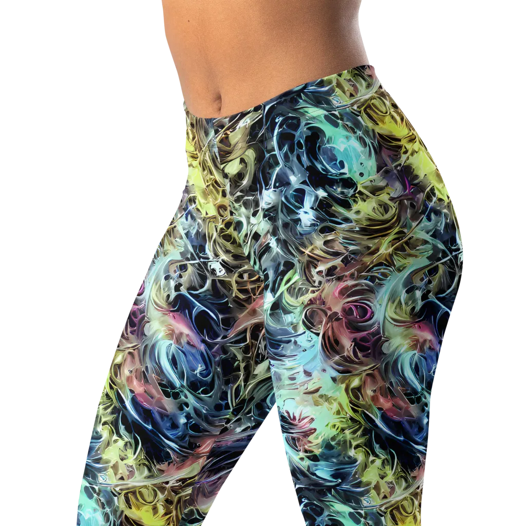 Chromatic Tempest on Leggings — Left Front