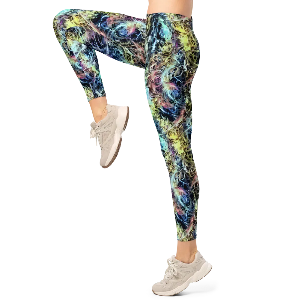 Chromatic Tempest on Leggings — Left