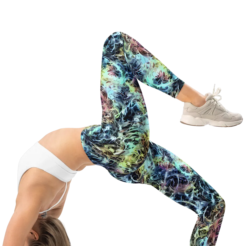 Chromatic Tempest on Leggings — Right