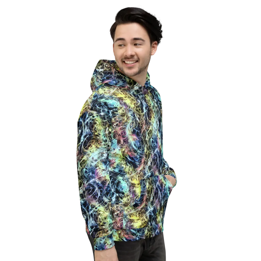 Chromatic Tempest on Hoodie — Right