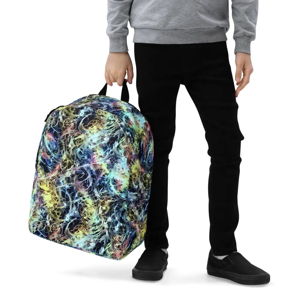 Chromatic Tempest on Minimalist Backpack — Zoomed-in