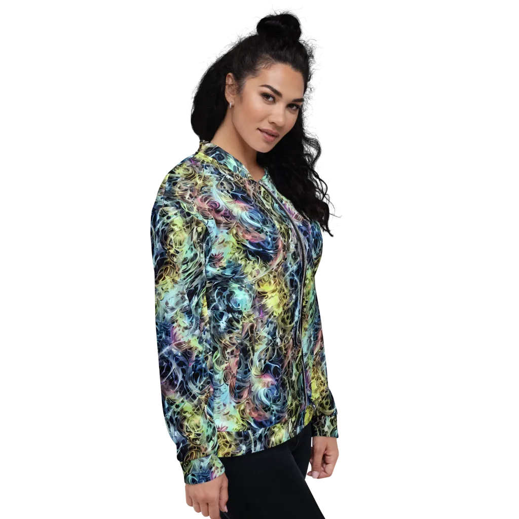 Chromatic Tempest on Bomber Jacket — Right