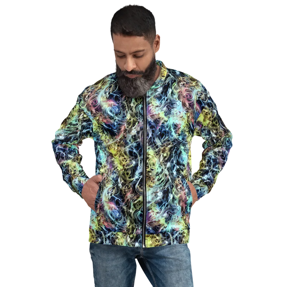 Chromatic Tempest on Bomber Jacket — Front