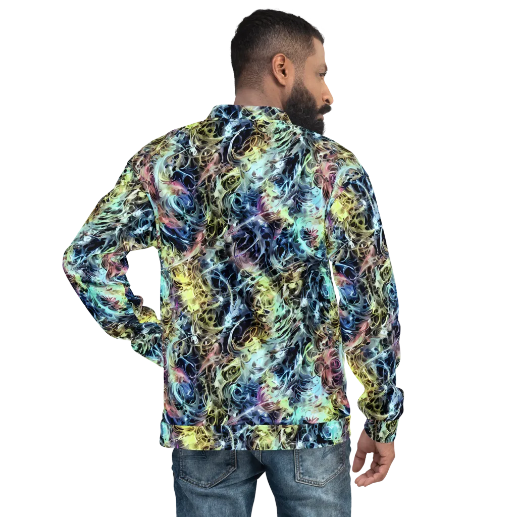 Chromatic Tempest on Bomber Jacket — Back