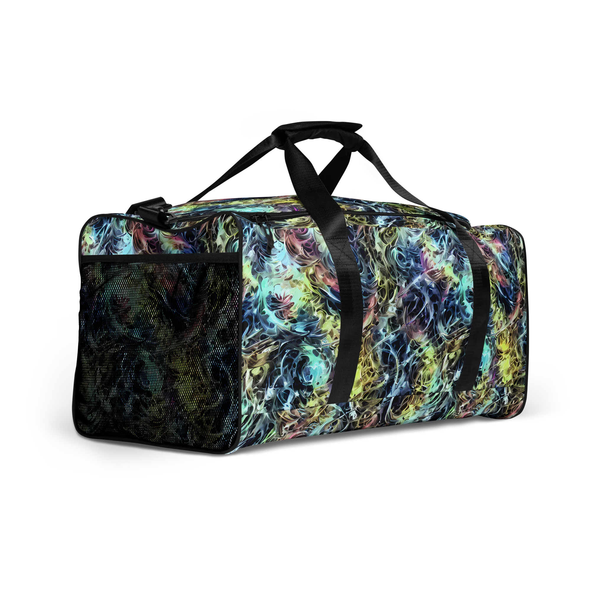 Chromatic Tempest on Duffle Bag — Right Front