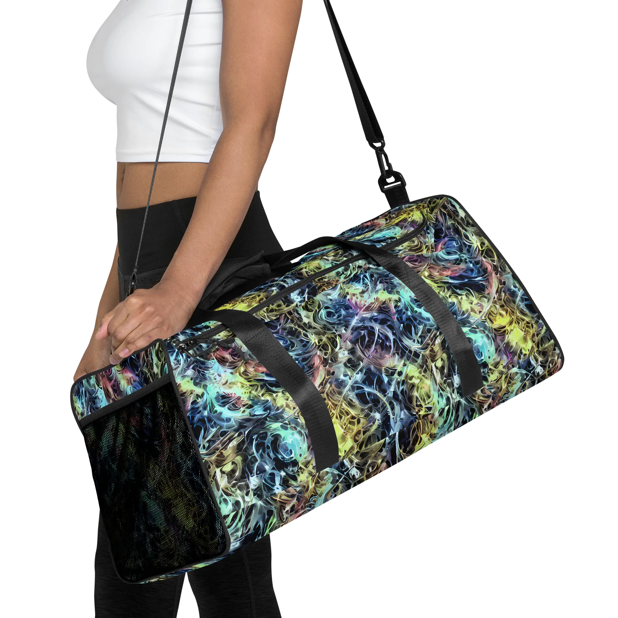 Chromatic Tempest on Duffle Bag — Front