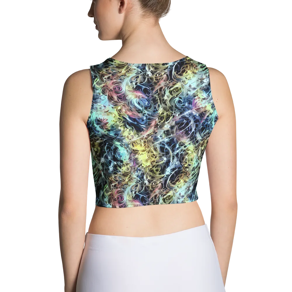 Chromatic Tempest on Crop Top — Back