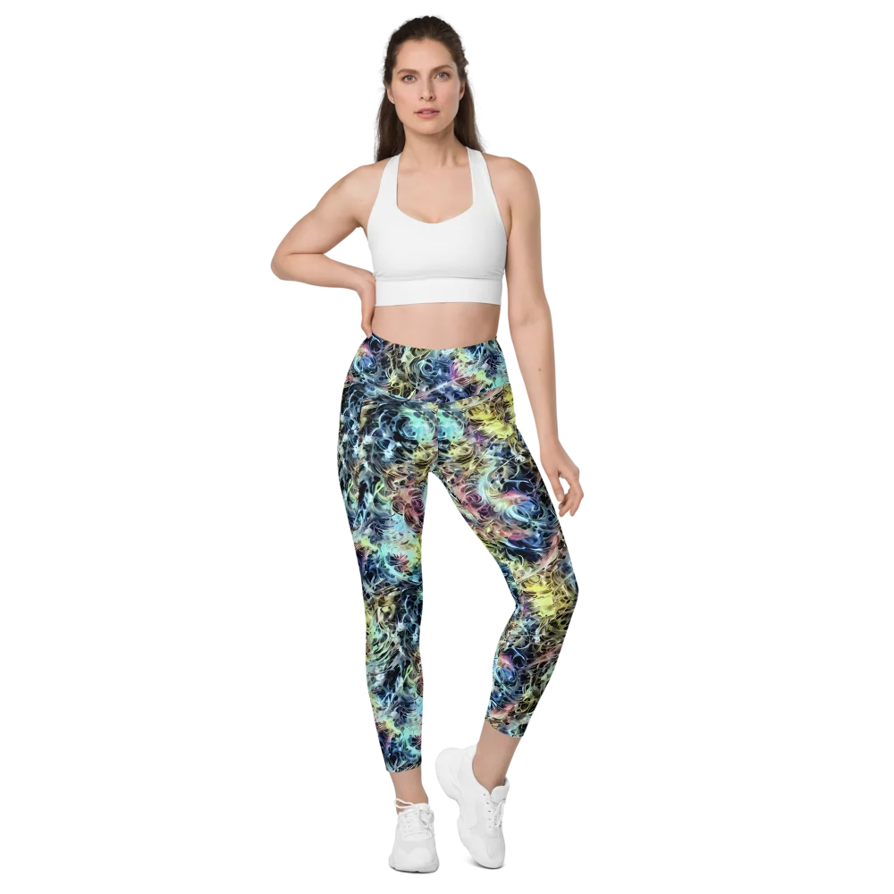 Chromatic Tempest on Leggings with Pockets — Front