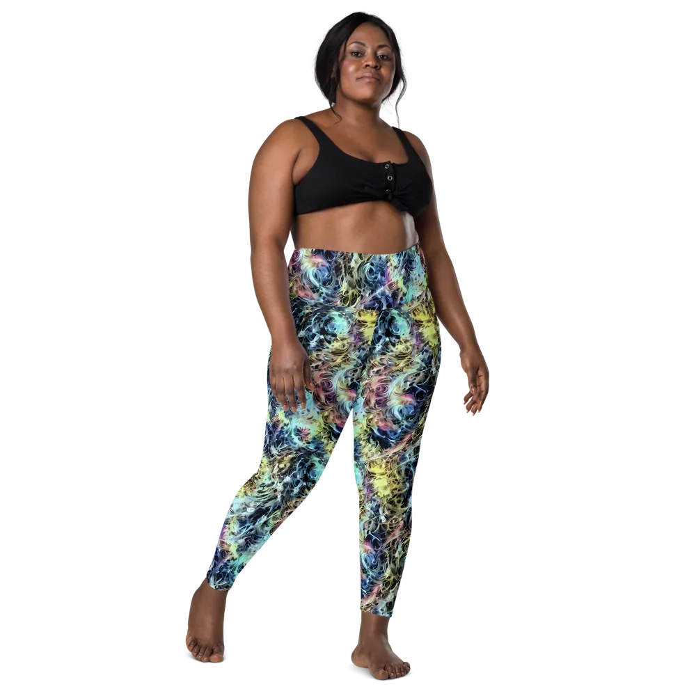 Chromatic Tempest on Leggings with Pockets — Front