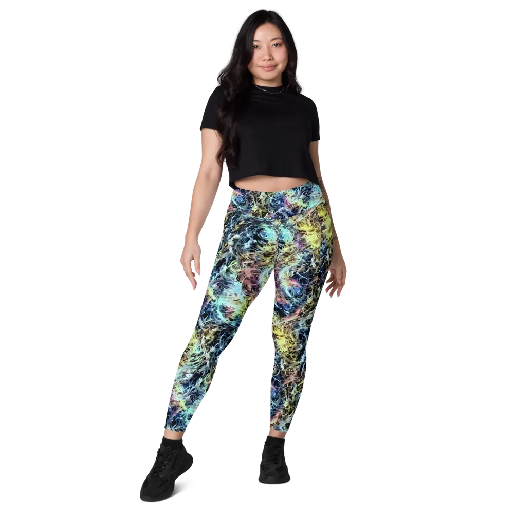 Chromatic Tempest on Leggings with Pockets — Front