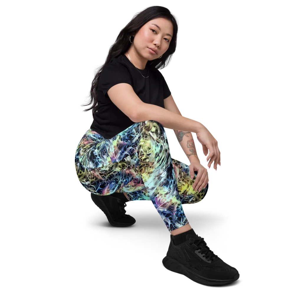 Chromatic Tempest on Leggings with Pockets — Right Front