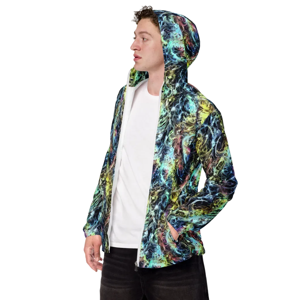 Chromatic Tempest on Men's Windbreaker — Left Front