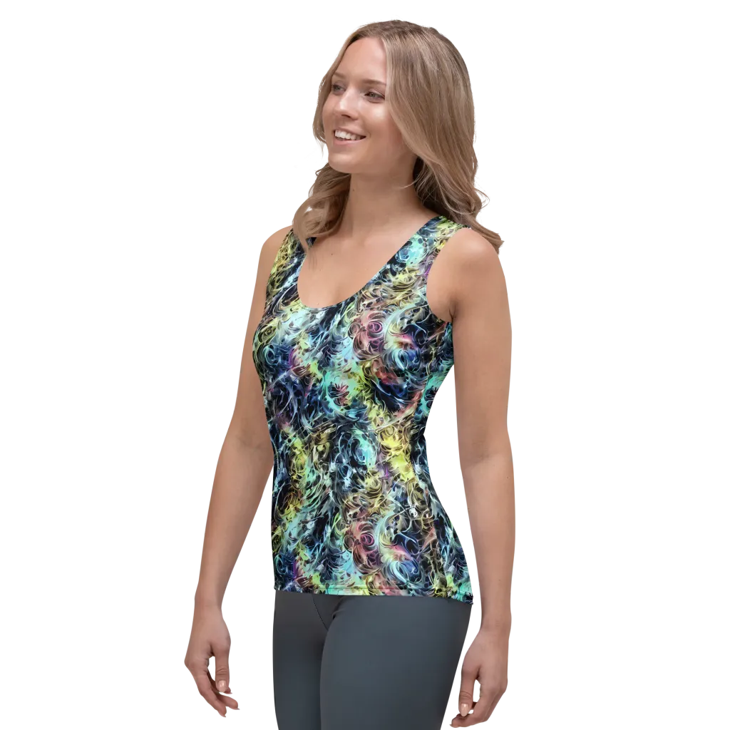 Chromatic Tempest on Women's Tank Top — Left Front