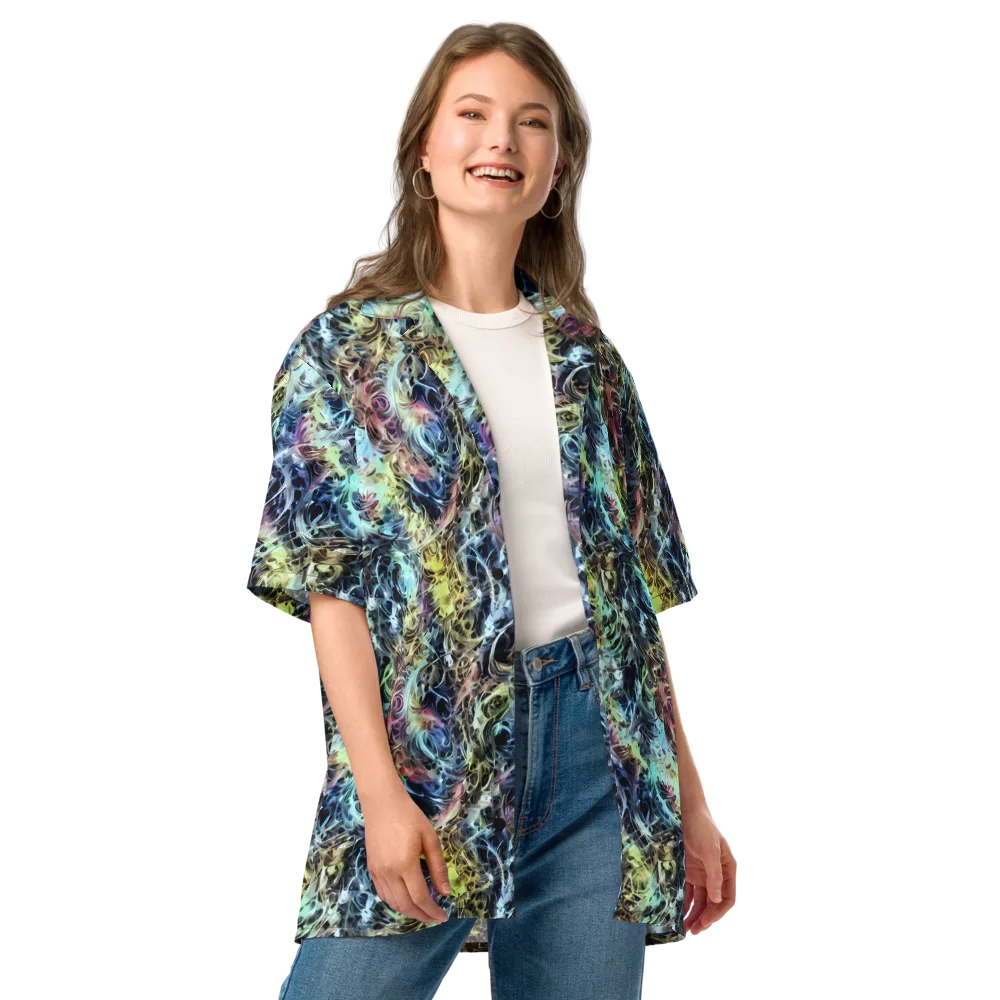 Chromatic Tempest on Button Shirt — Front