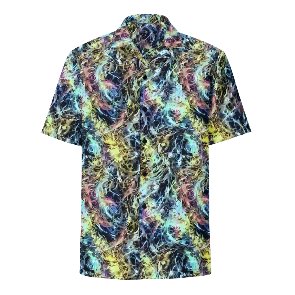 Chromatic Tempest on Button Shirt — Front