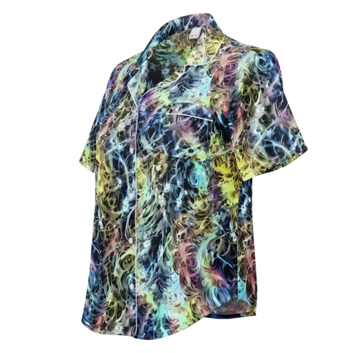 Chromatic Tempest on a Women's Short Sleeve Pajama Top