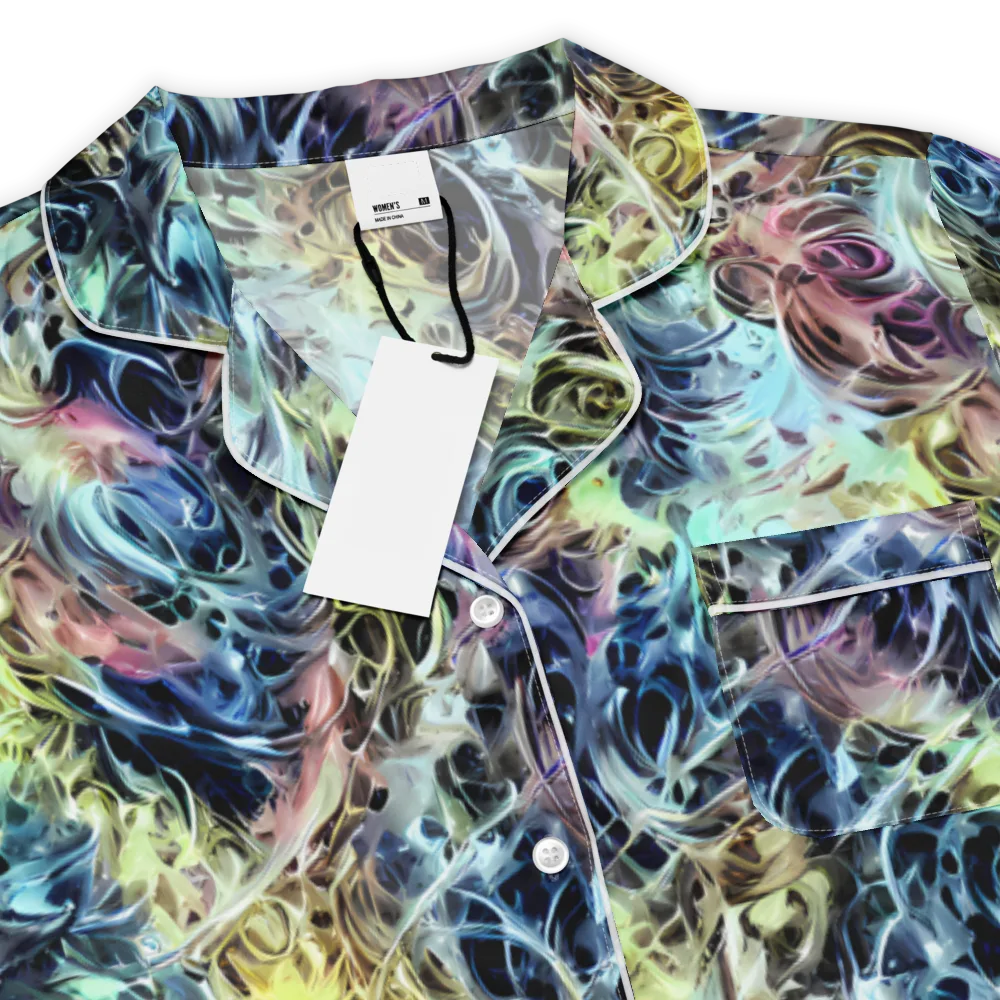 Chromatic Tempest on Women's Short Sleeve Pajama Top — Product details