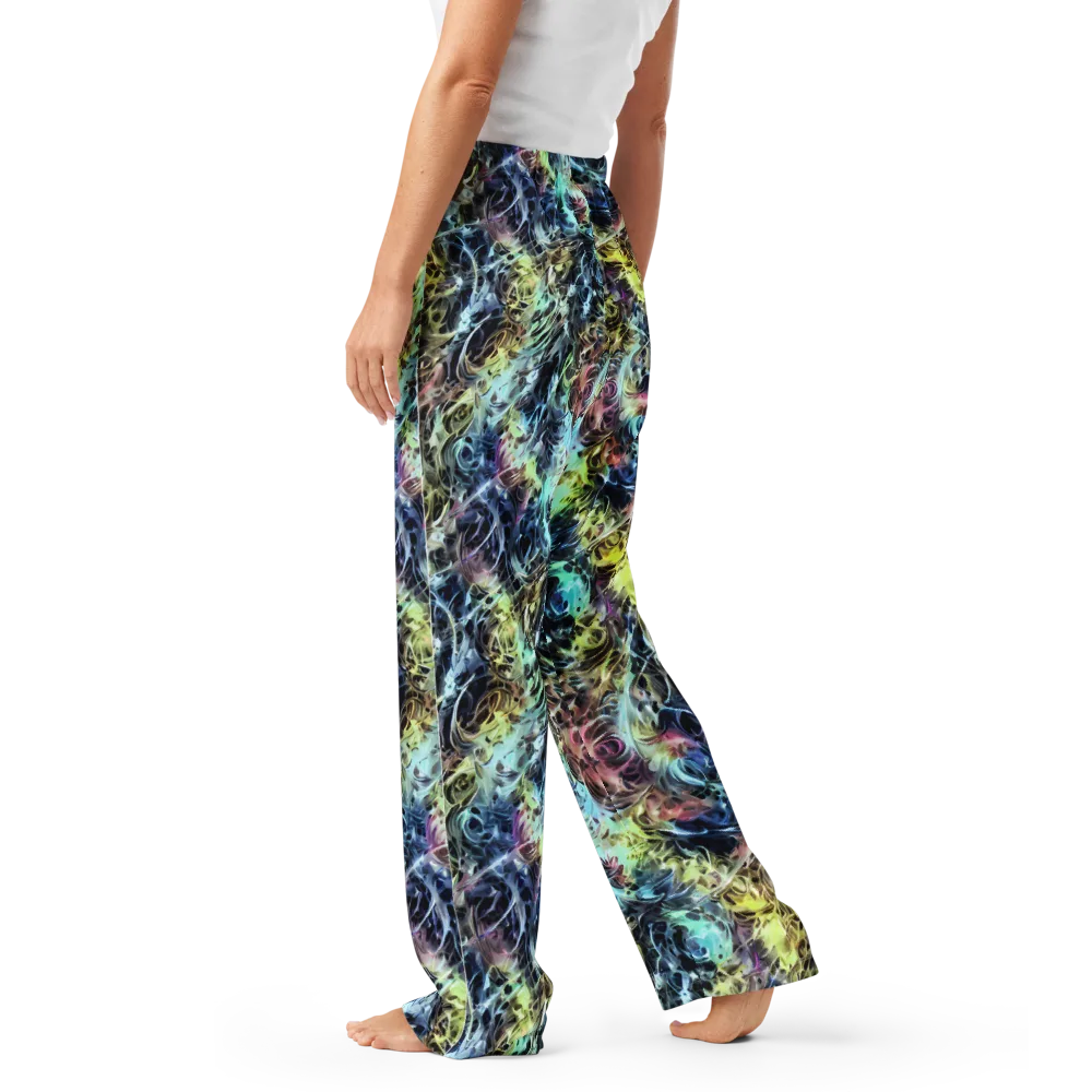 Chromatic Tempest on Women's Pajama Pants — Left