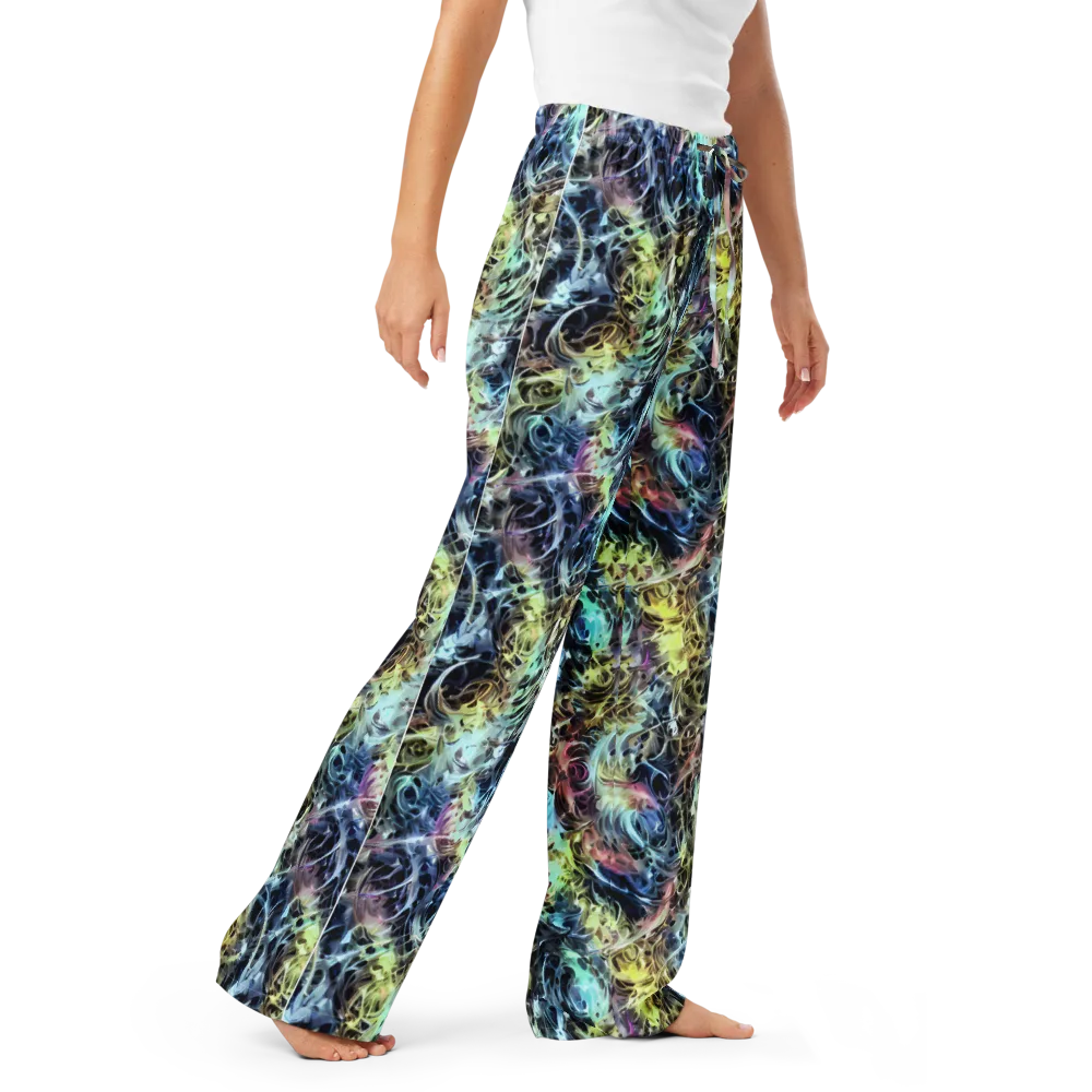 Chromatic Tempest on Women's Pajama Pants — Right Front