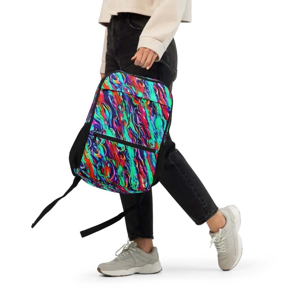 Afterglow Frenzy on Utility Backpack — Front