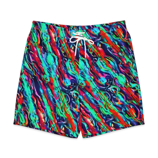 Afterglow Frenzy on a Men's Board Shorts