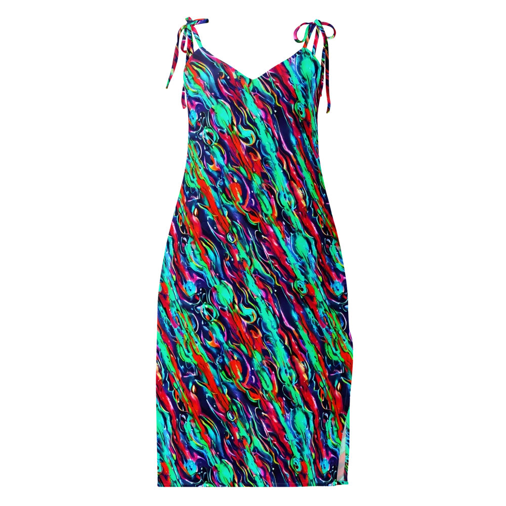 Afterglow Frenzy on Slip Dress — Front
