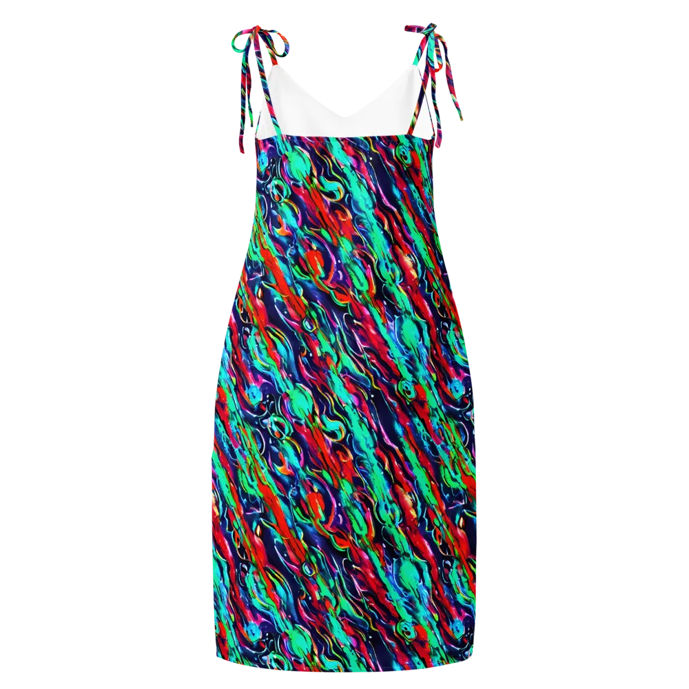 Afterglow Frenzy on Slip Dress — Back