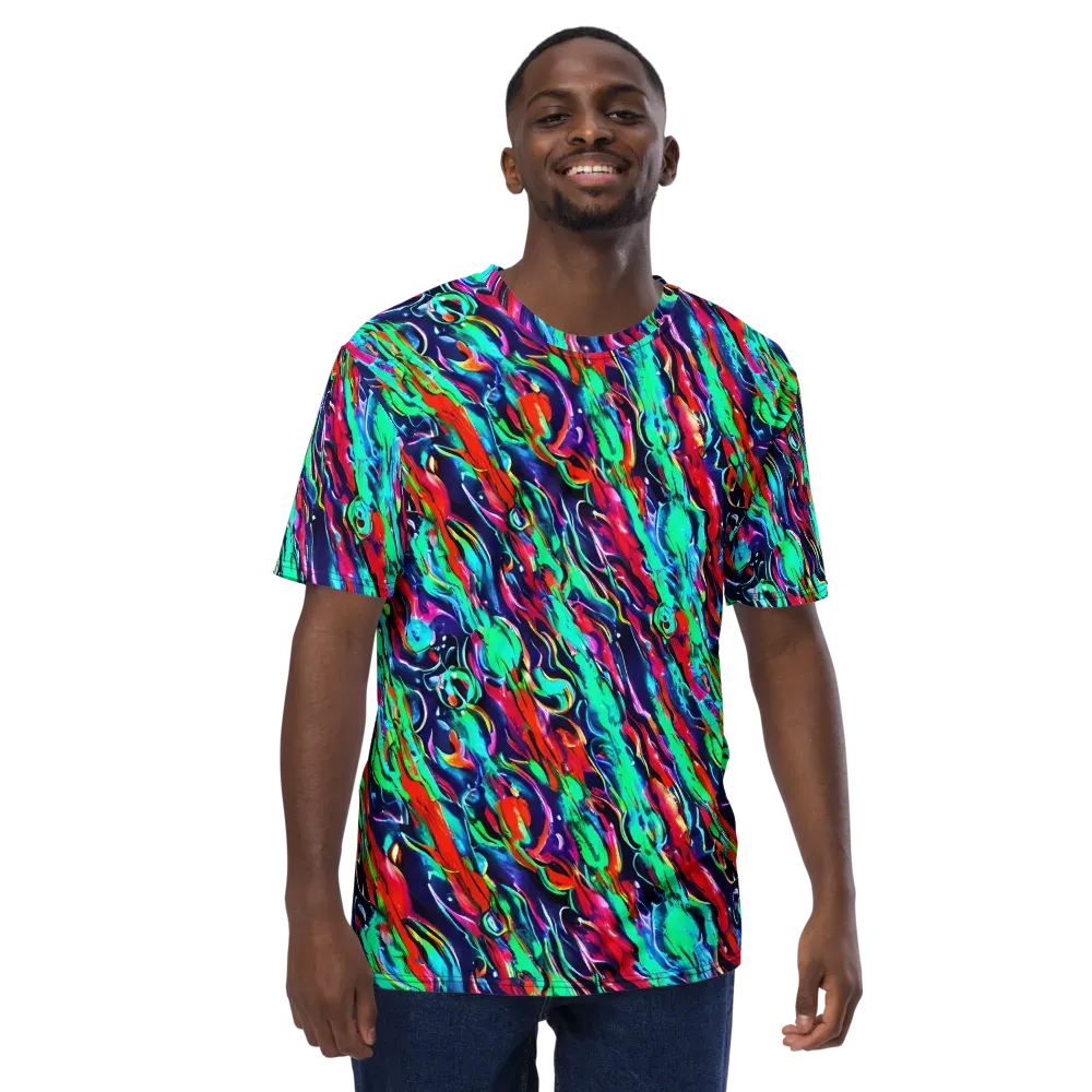 Afterglow Frenzy on Men's Crew Neck T-Shirt — Front