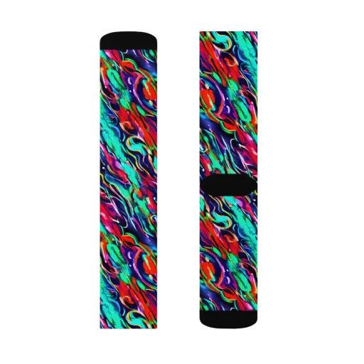 Afterglow Frenzy on a Socks