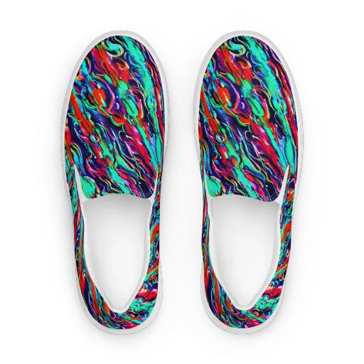Afterglow Frenzy on a Women's Slip-On Canvas Shoes