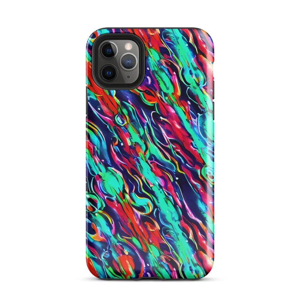 Afterglow Frenzy on Tough Case for iPhone® — Front
