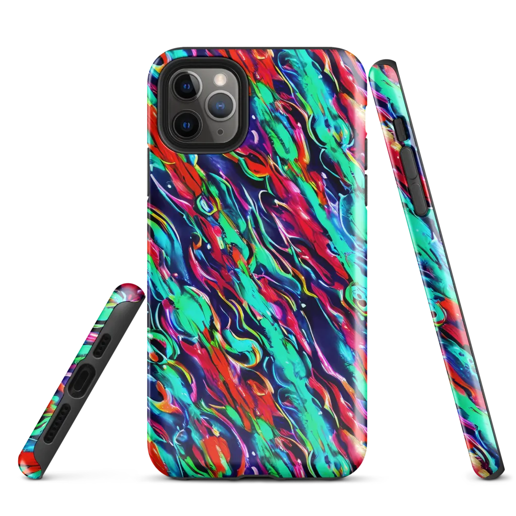 Afterglow Frenzy on Tough Case for iPhone® — Front