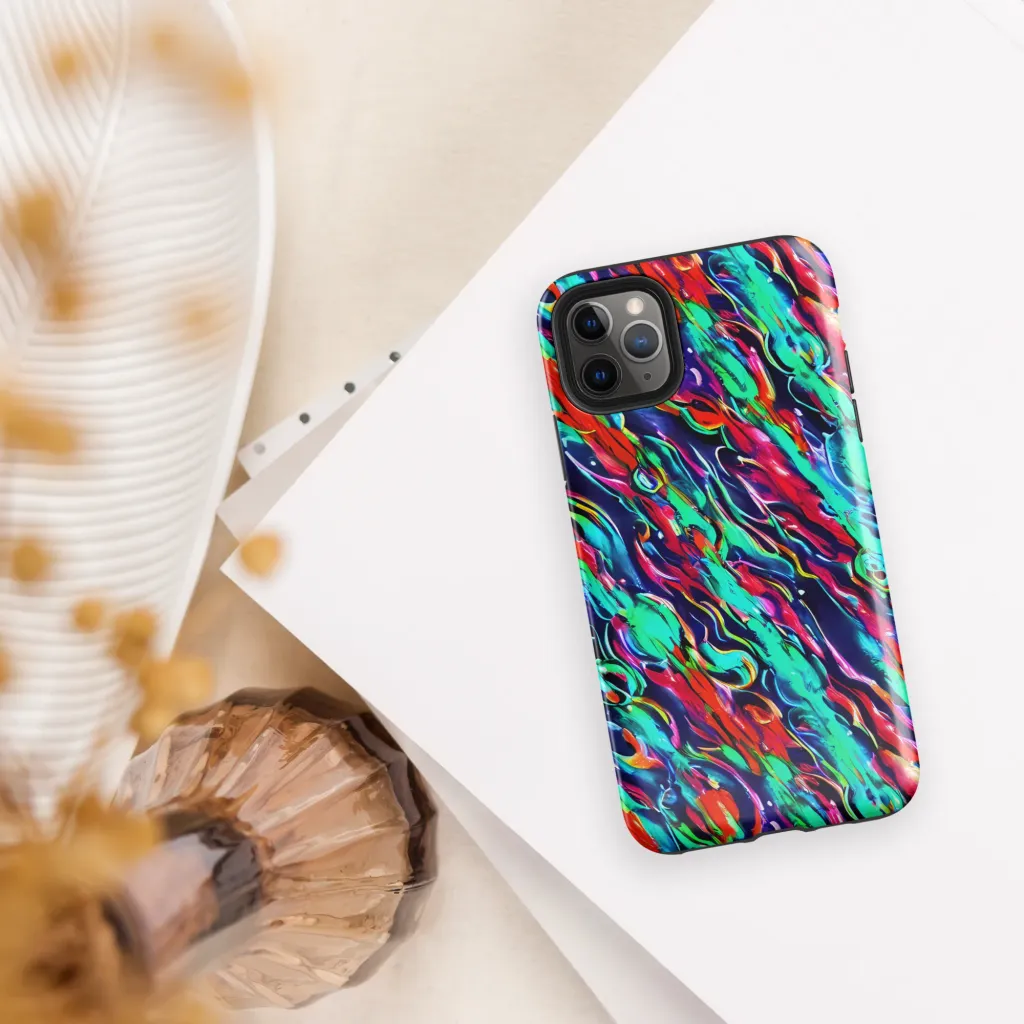 Afterglow Frenzy on Tough Case for iPhone® — Front