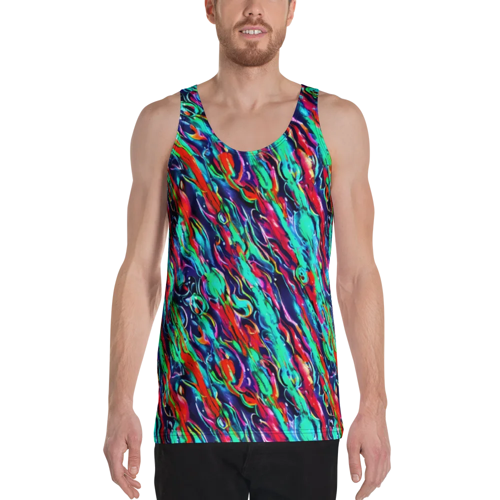 Afterglow Frenzy on Men's Tank Top — Front