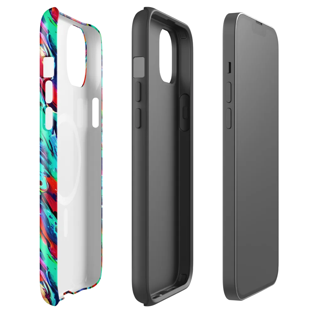 Afterglow Frenzy on MagSafe Tough Case for iPhone® — Front