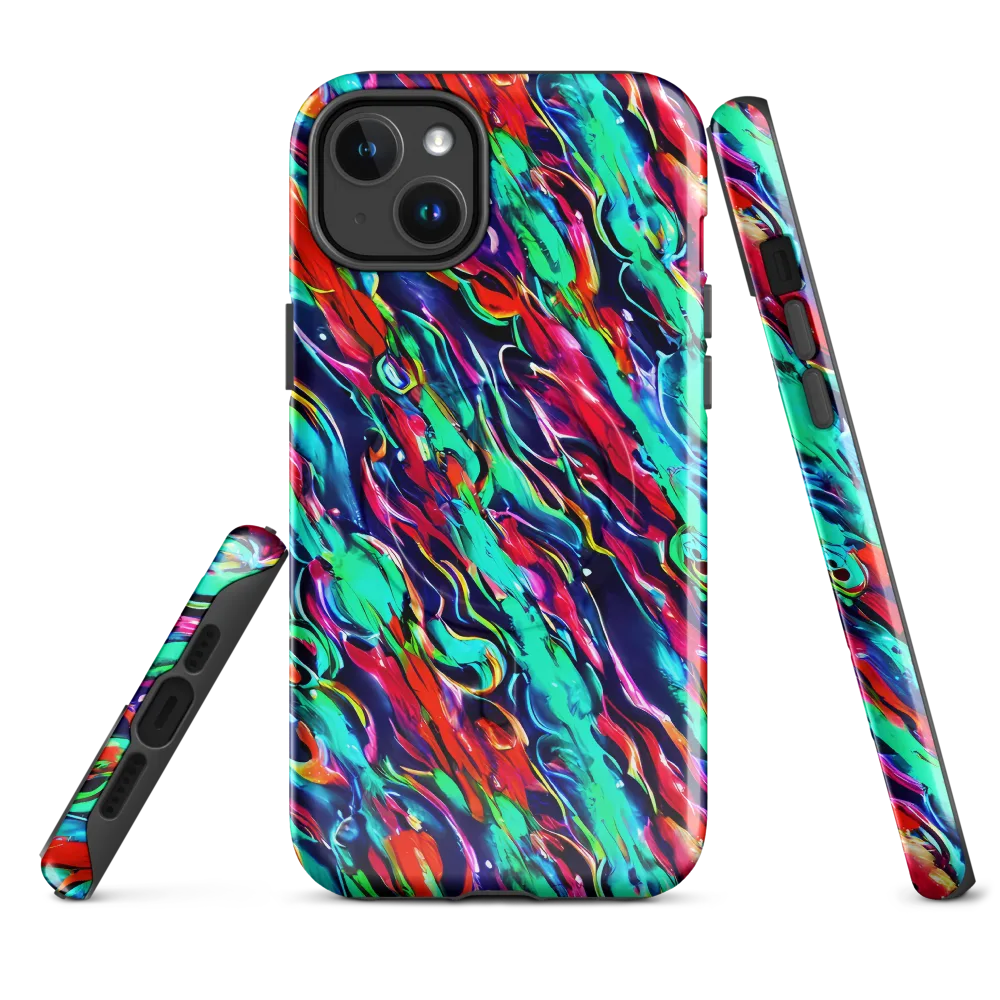 Afterglow Frenzy on MagSafe Tough Case for iPhone® — Front