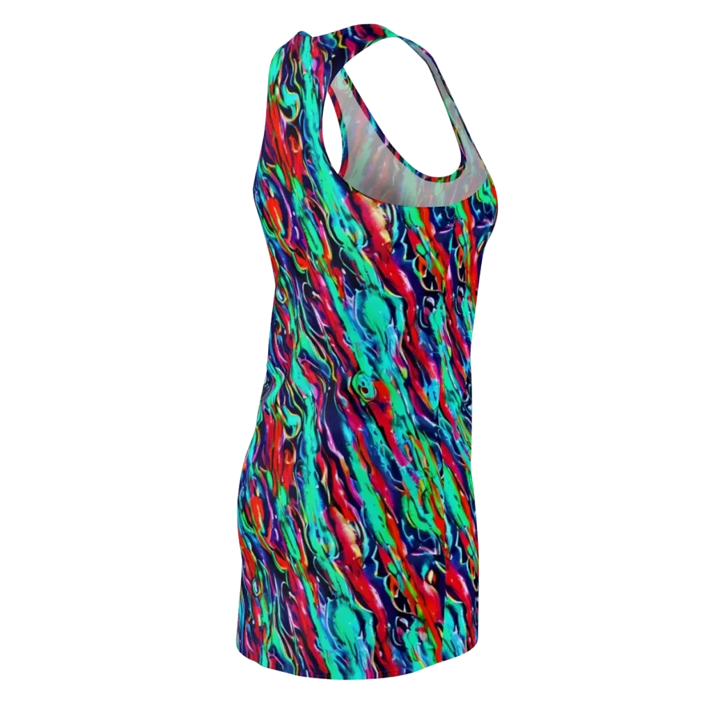 Afterglow Frenzy on Racerback Dress — Back Side