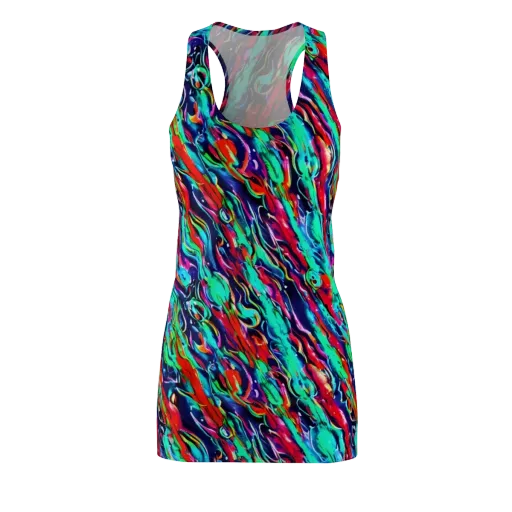Afterglow Frenzy on a Racerback Dress