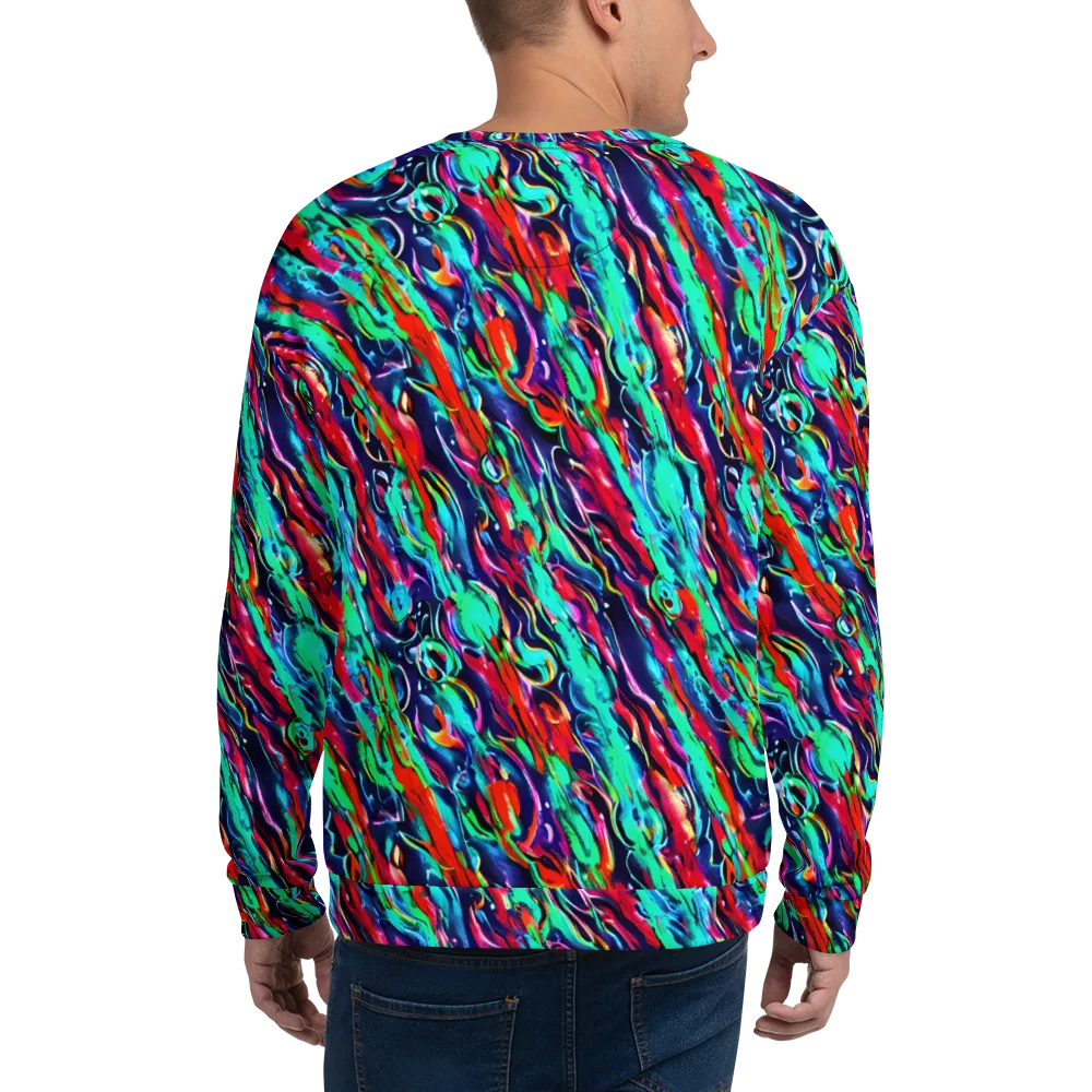 Afterglow Frenzy on Sweatshirt — Back