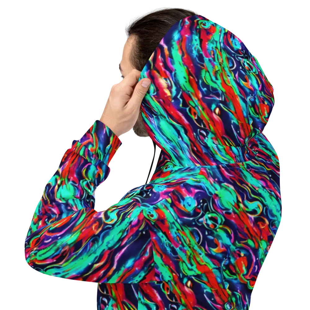 Afterglow Frenzy on Hoodie — Back