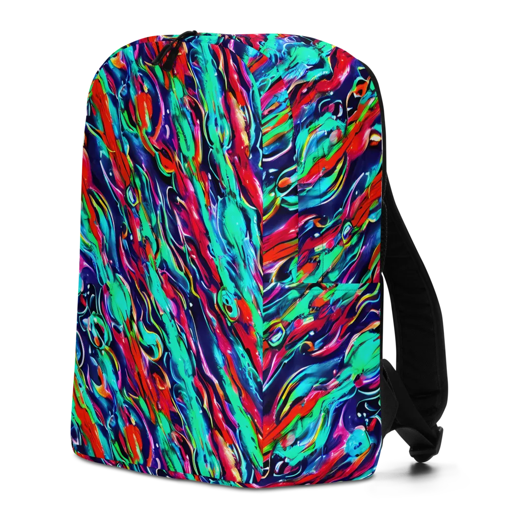 Afterglow Frenzy on Minimalist Backpack — Left