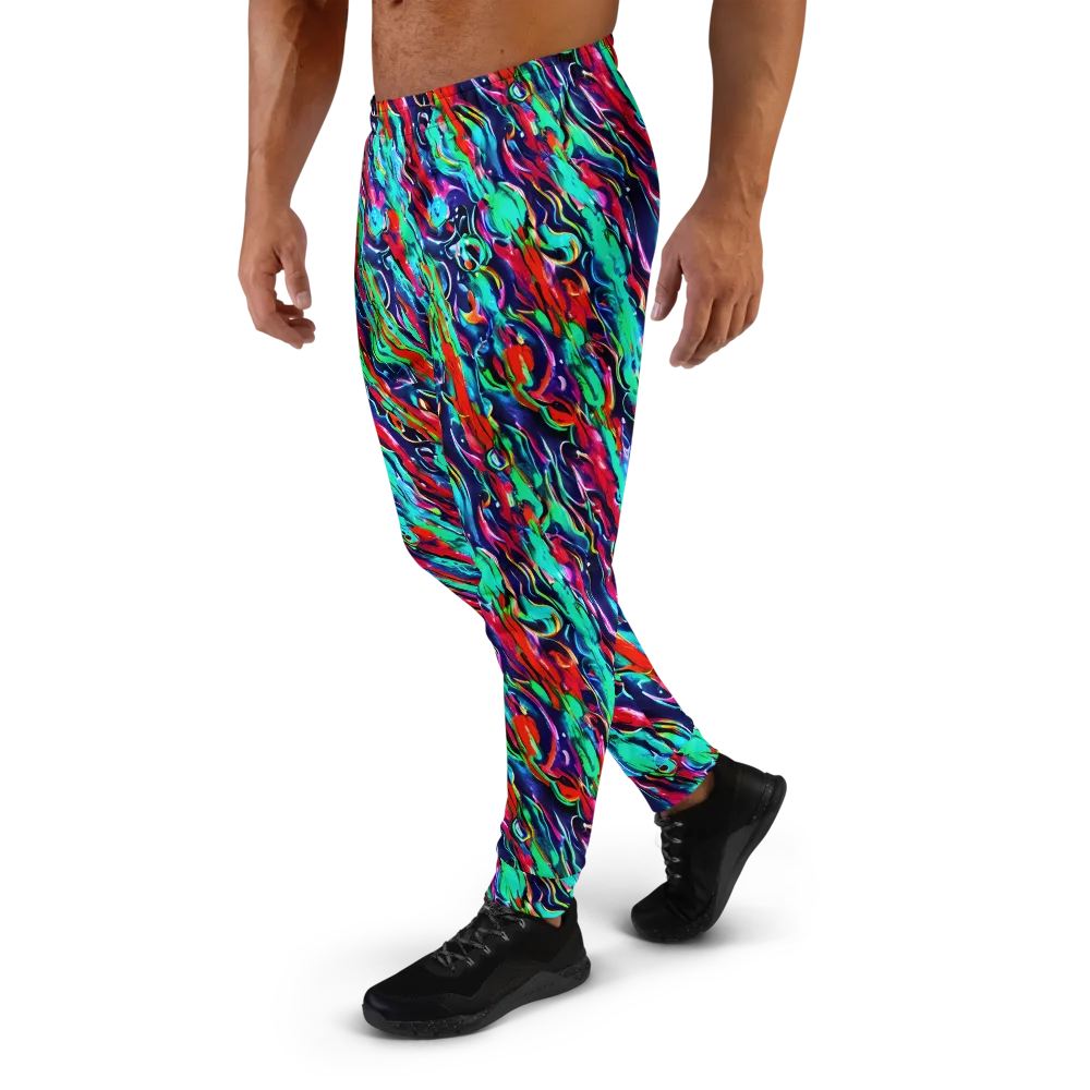 Afterglow Frenzy on Men's Joggers — Left