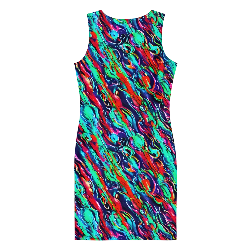 Afterglow Frenzy on Bodycon Dress — Back